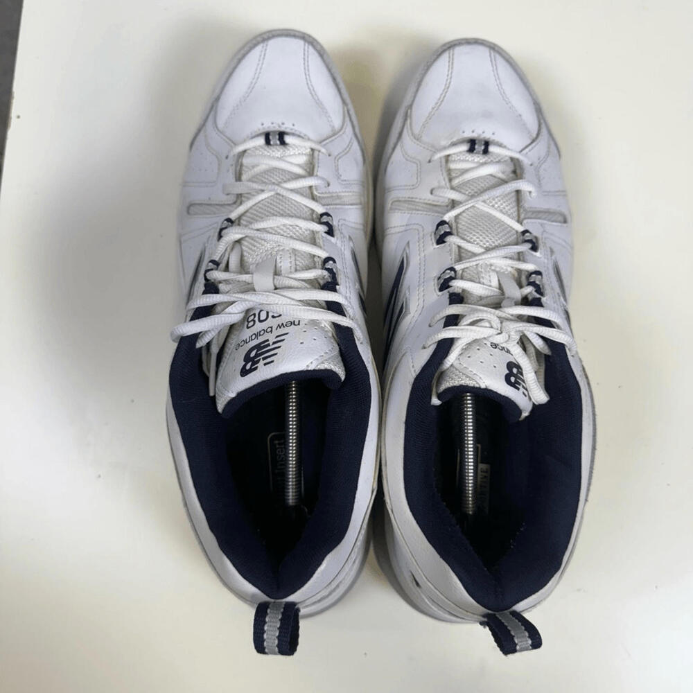 New Balance Mens Size 15 D 608v5 White MX608WN5 Training Walking Shoes Sneakers - Picture 5 of 10